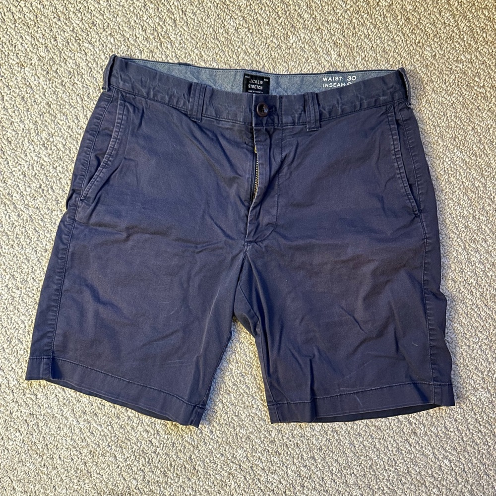 J Crew Stretch Chino Shorts Size 30